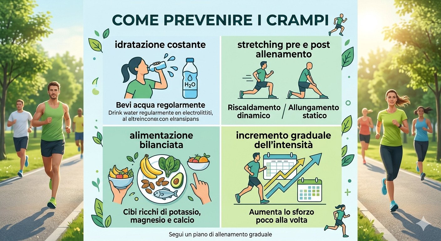 Come prevenire i crampi prevenire i crampi